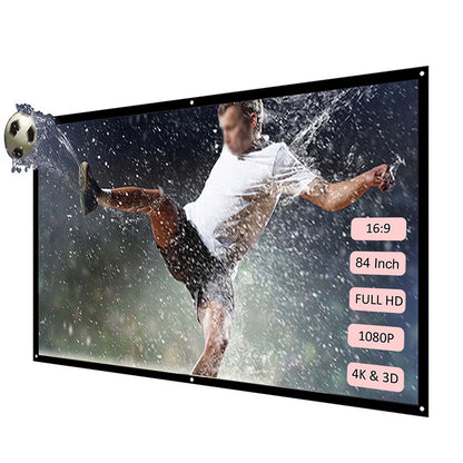 82" Foldable Projector Screen 