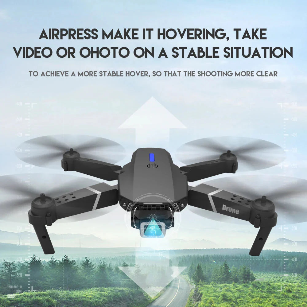 Pro Foldable Quadcopter Drone - Optional Camera + Bag 