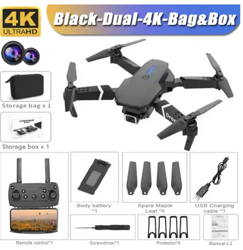 Pro Foldable Quadcopter Drone - Optional Camera + Bag 