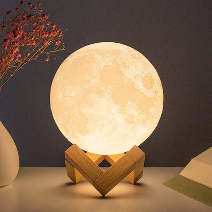 LED Moon lamp With Bright Lights and Multiple colour options 8.5cm 