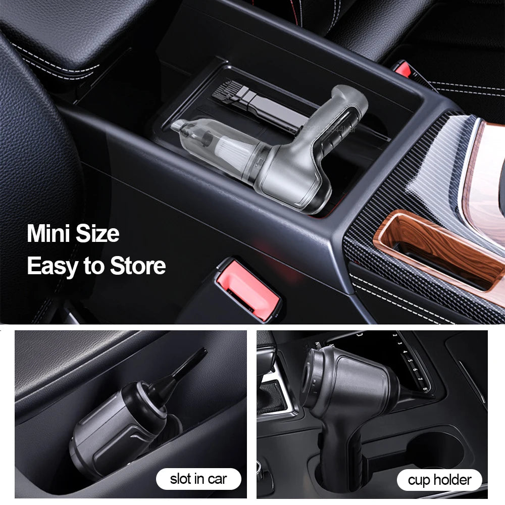 Wireless Handheld Powerful Mini Vacuum - Built for Car & Home